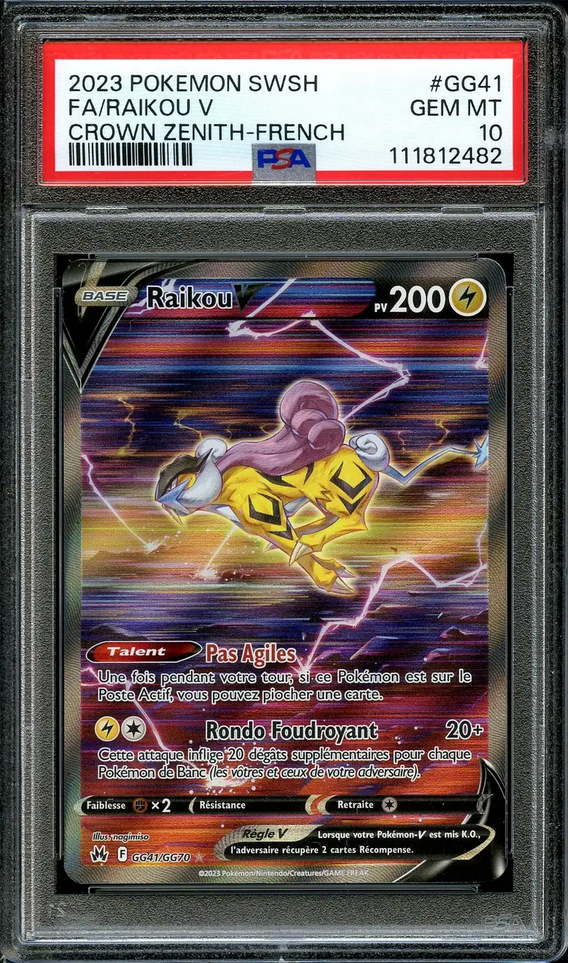 PSA 10 Raikou V