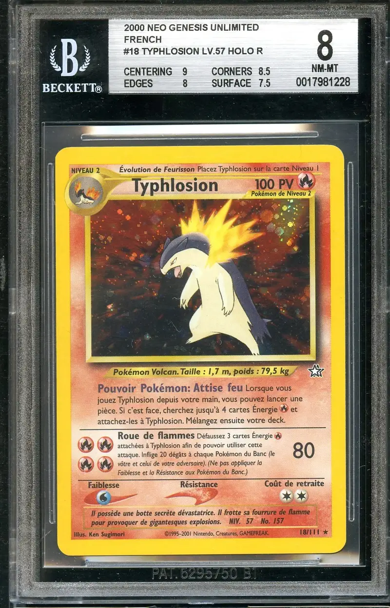 BGS 8 Typhlosion Holo