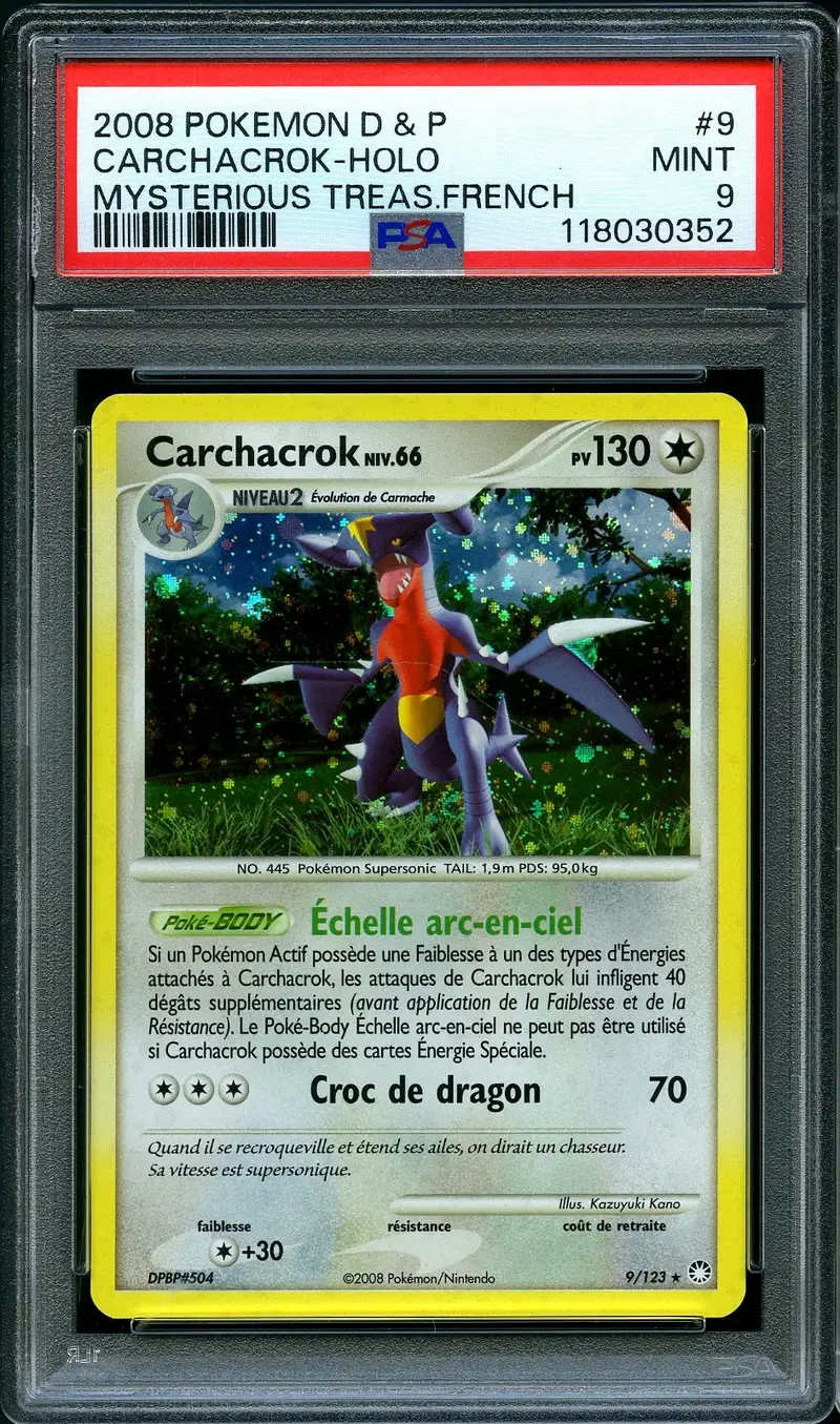 PSA 9 Carchacrok Holo