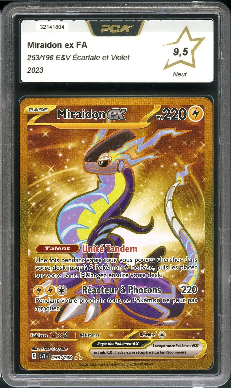 PCA 9.5 Miraidon Ex Gold
