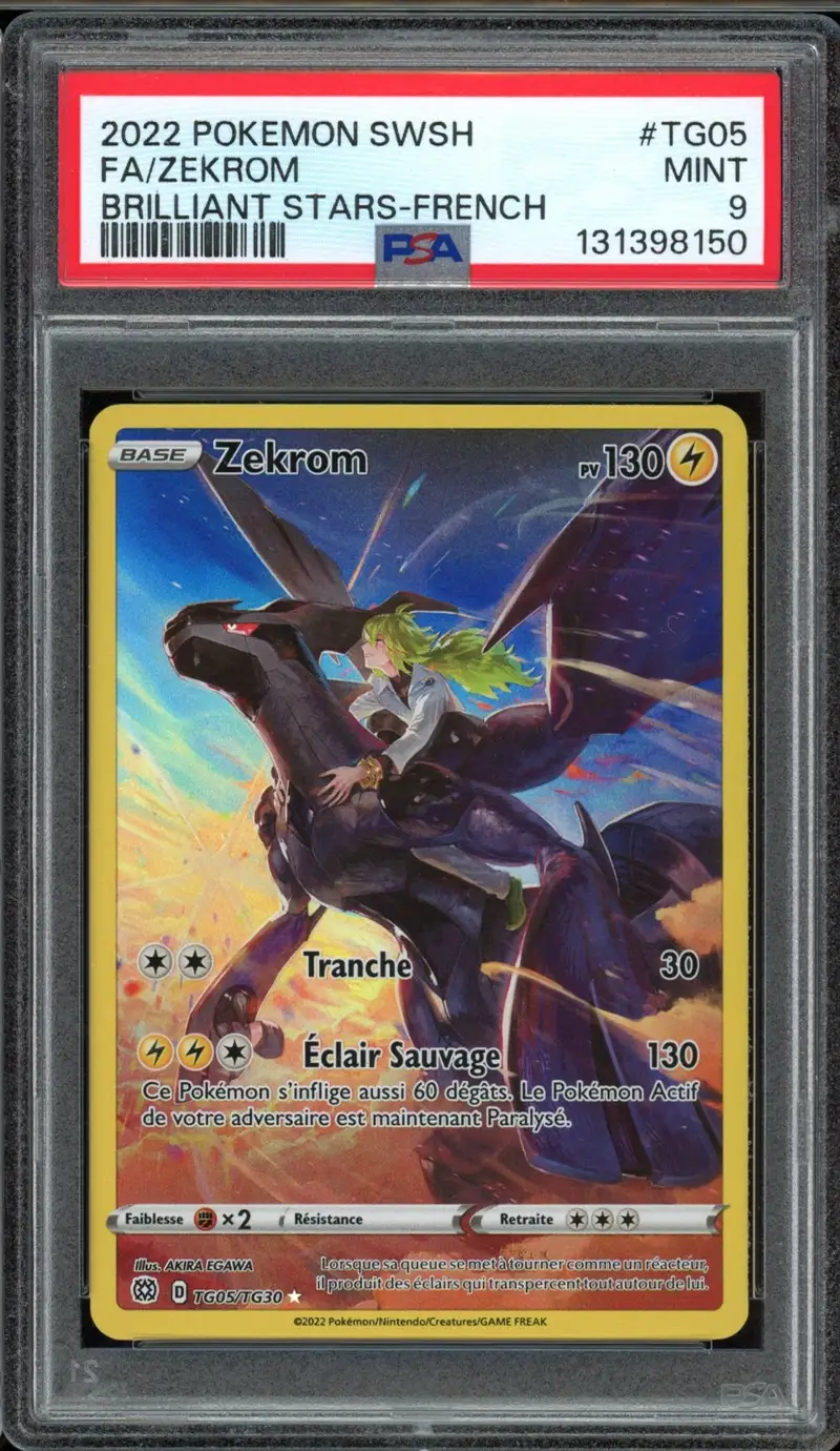 PSA 9 Zekrom