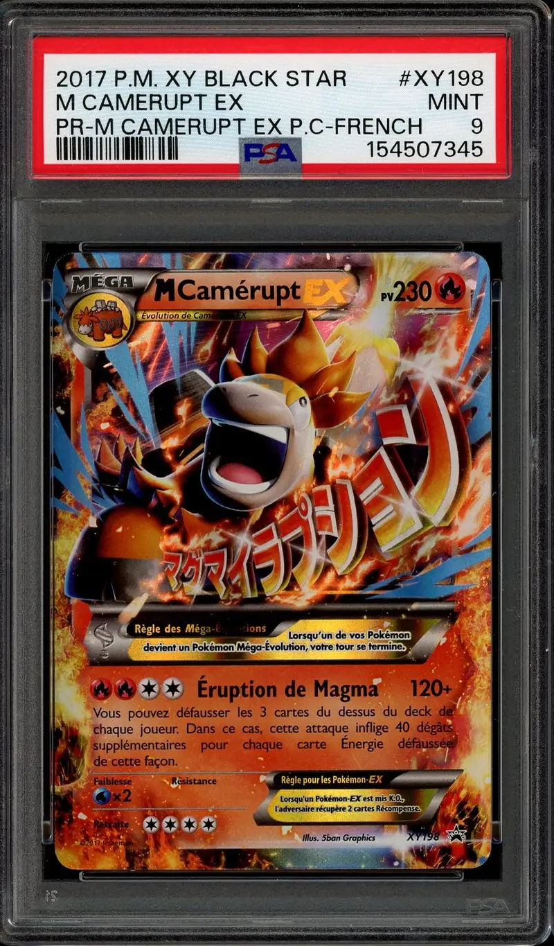 PSA 9 Méga Camérupt Ex