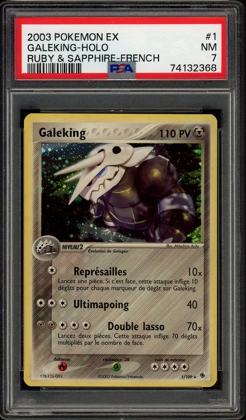 PSA 7 Galeking Holo