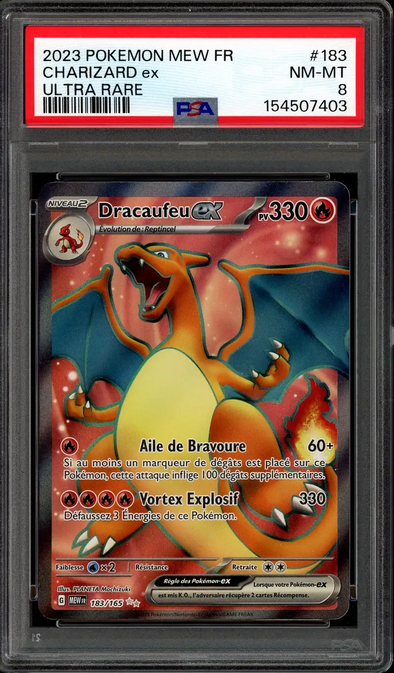 PSA 8 Dracaufeu Ex