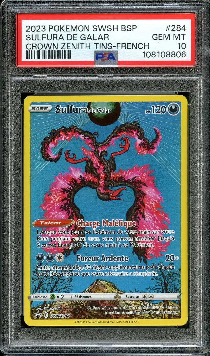 PSA 10 Sulfura de Galar