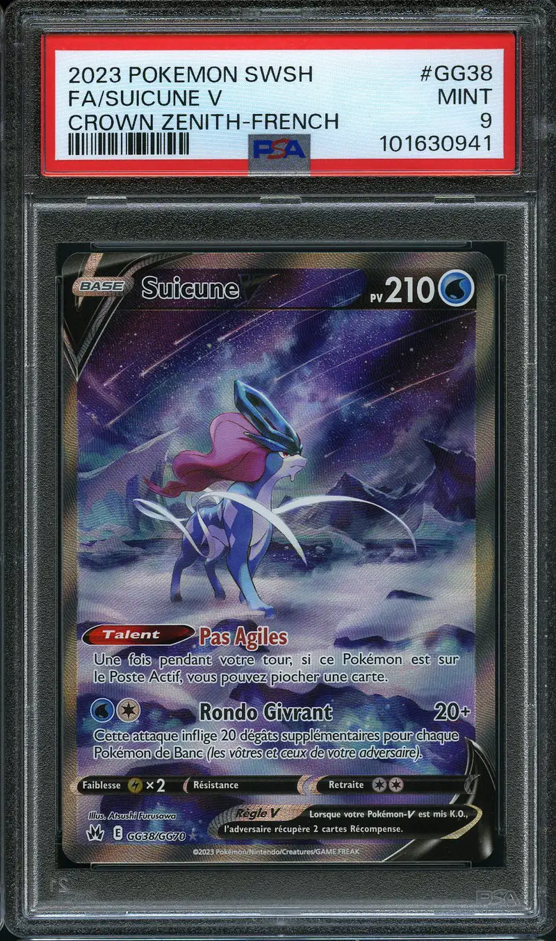 PSA 9 Suicune V