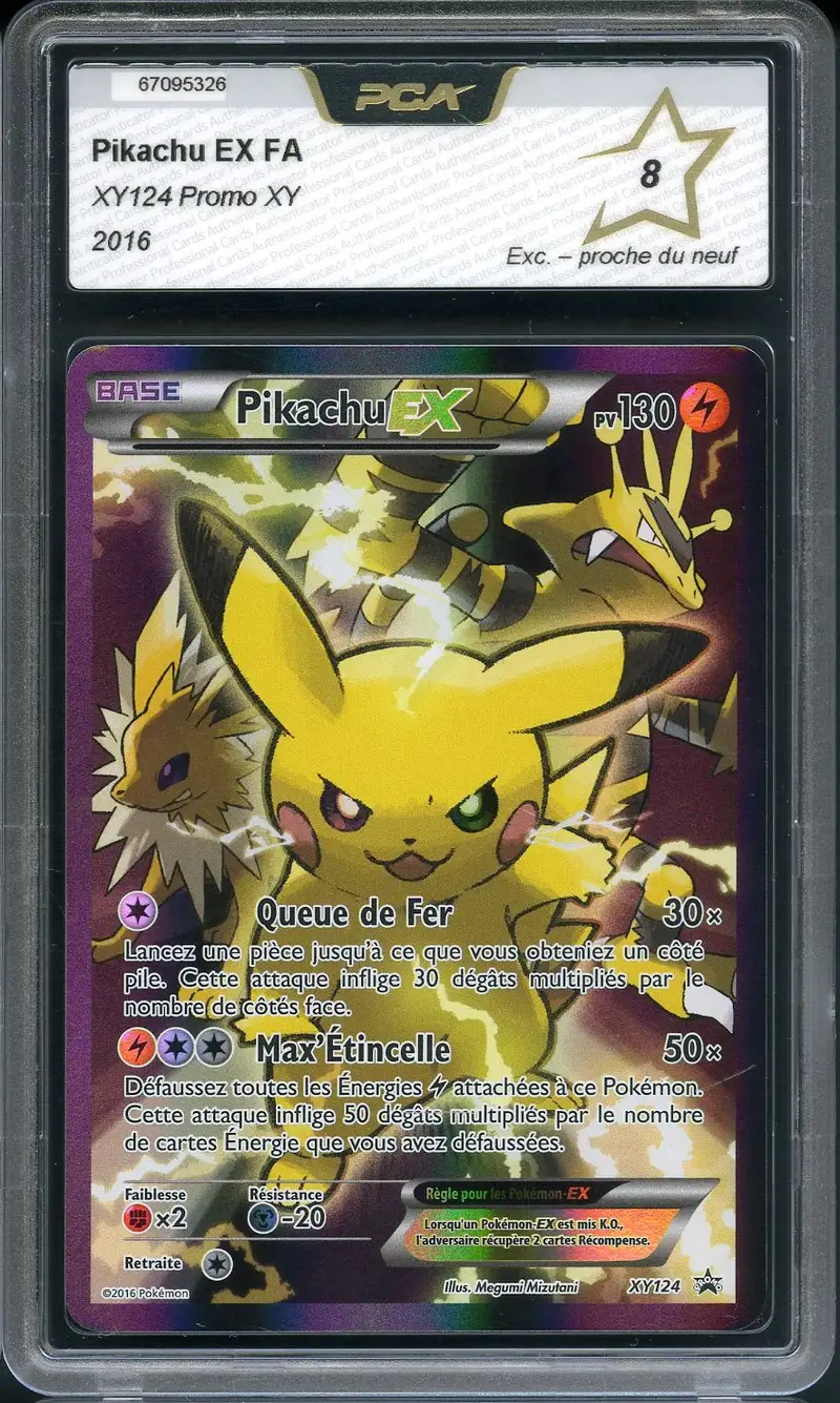 PCA 8 Pikachu Ex