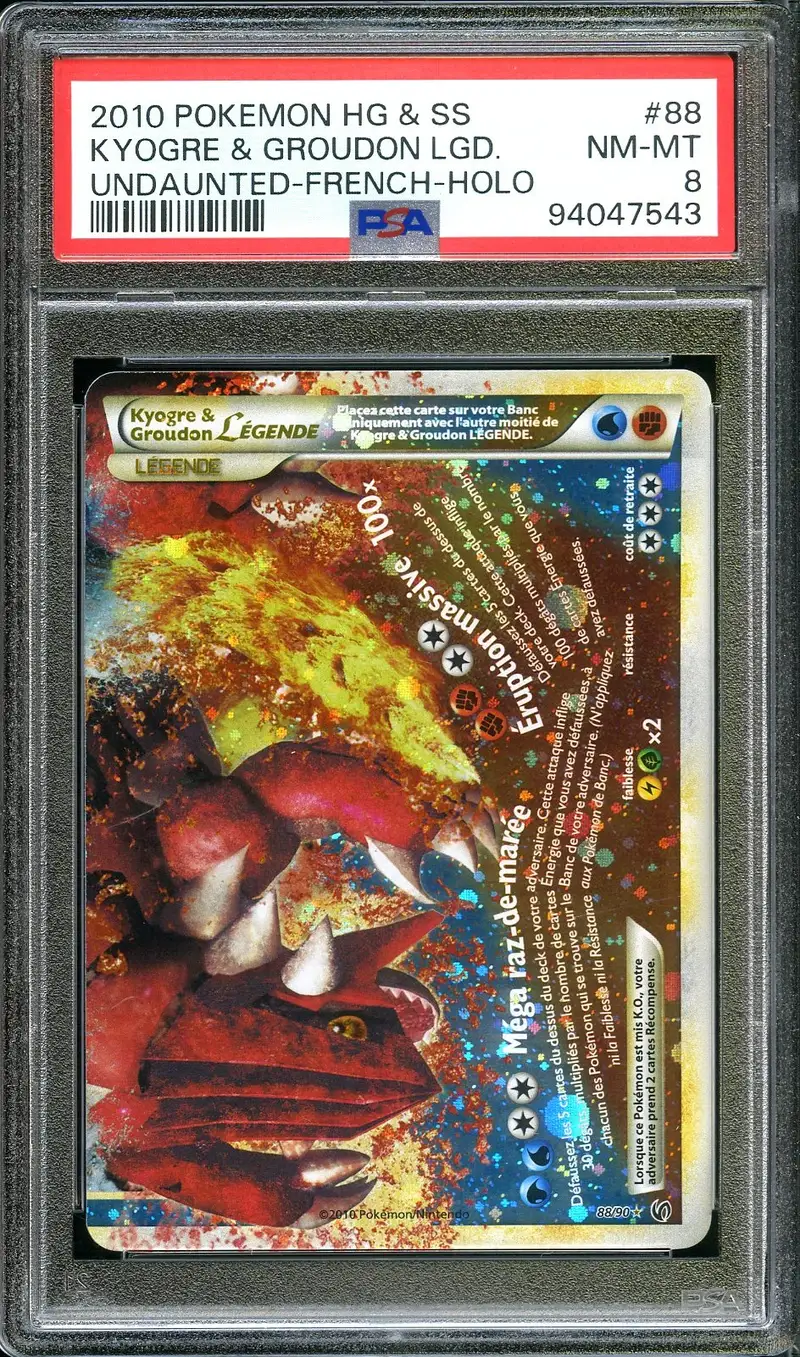 PSA 8 Kyogre & Groudon Légende