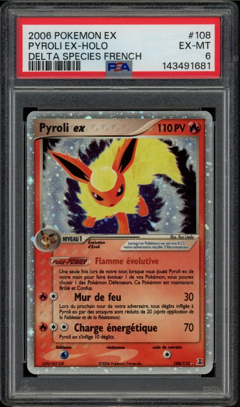 PSA 6 Pyroli Ex Holo