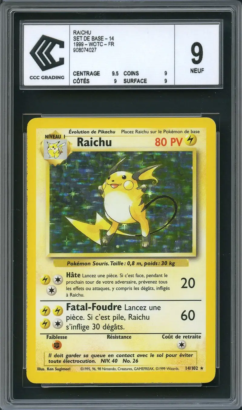 CCC 9 Raichu Holo