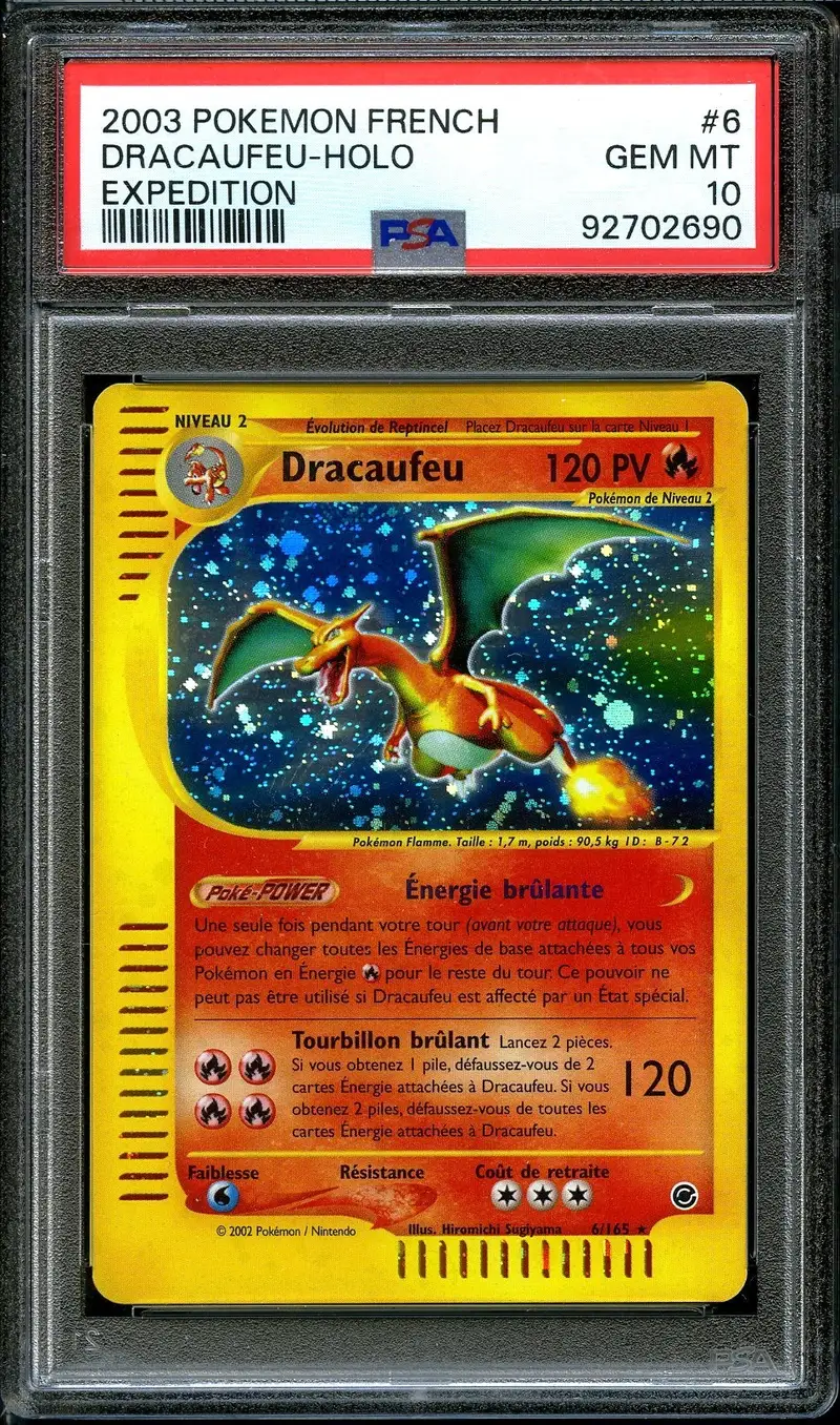 PSA 10 Dracaufeu Holo