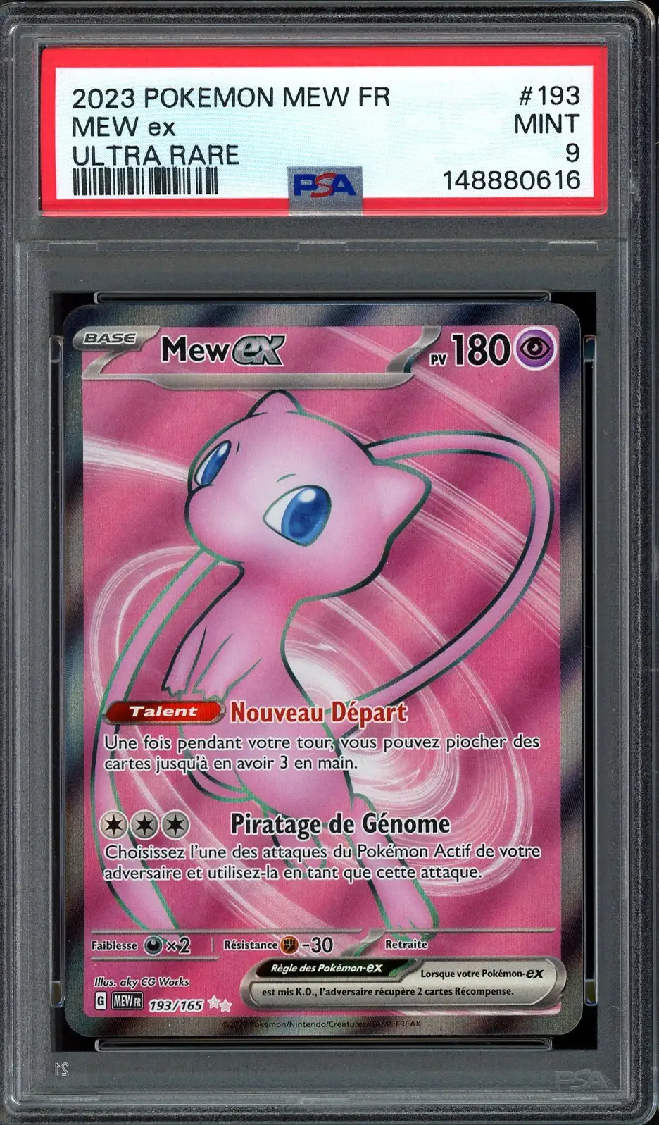 PSA 9 Mew Ex