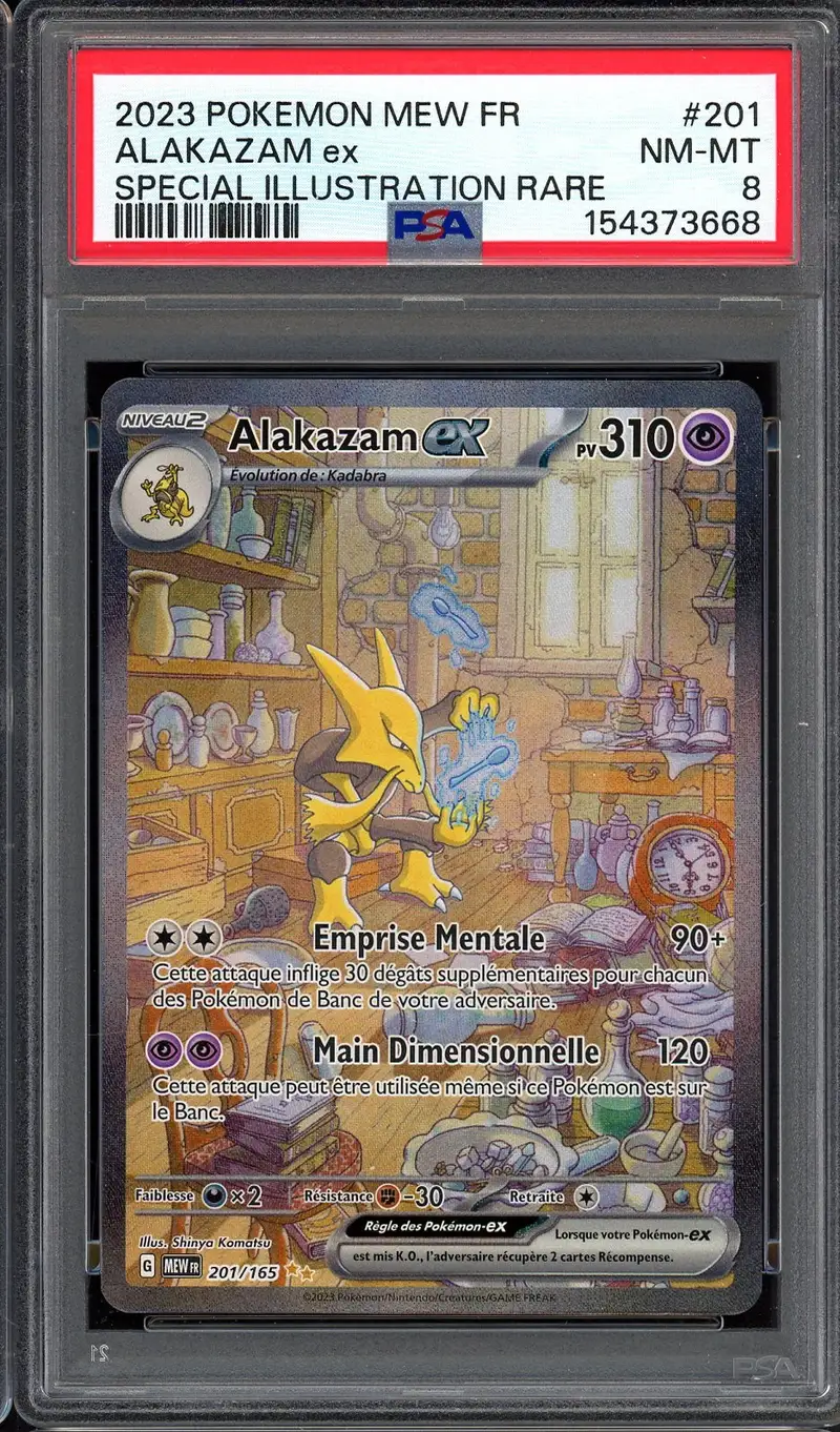 PSA 8 Alakazam Ex
