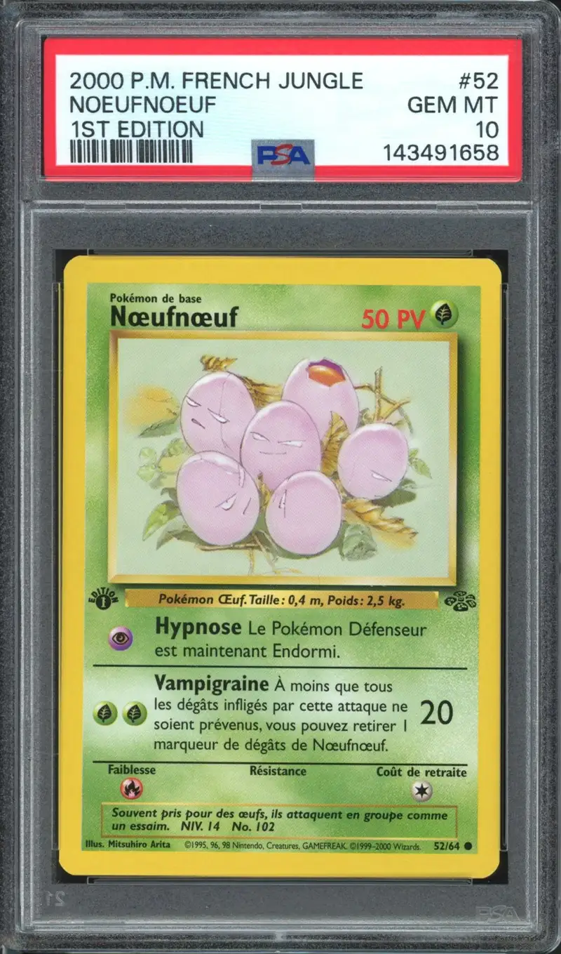 PSA 10 Noeufnoeuf