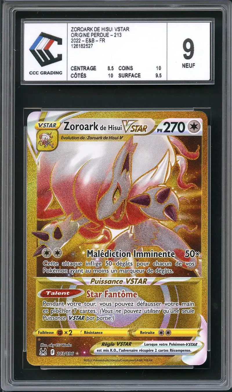 CCC 9 Zoroark de Hisui VStar Gold