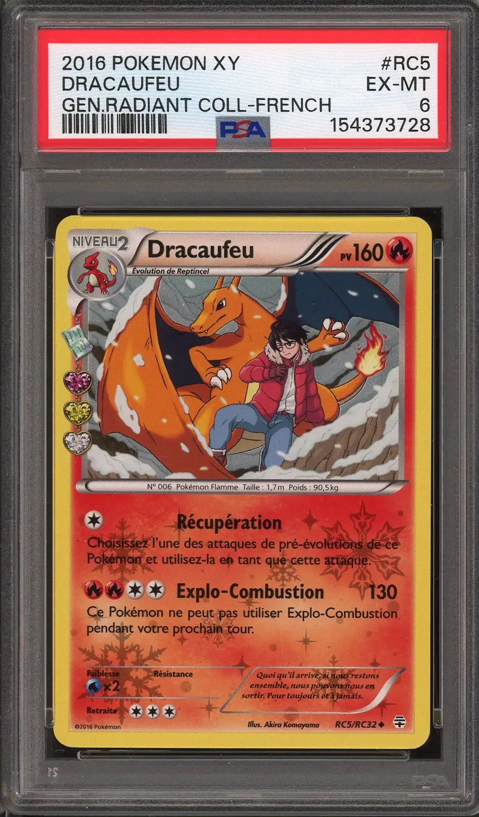 PSA 6 Dracaufeu Holo