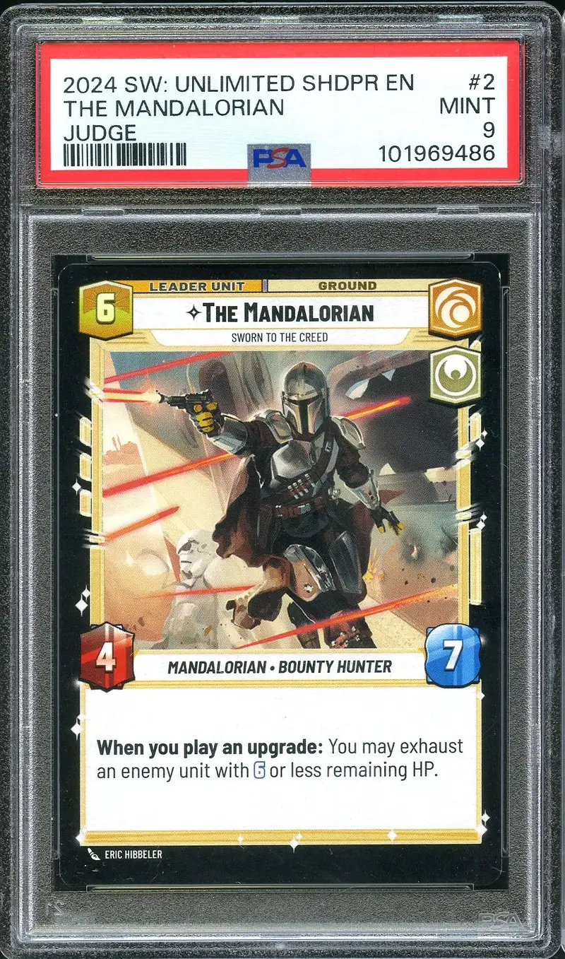 PSA 9 The Mandalorian