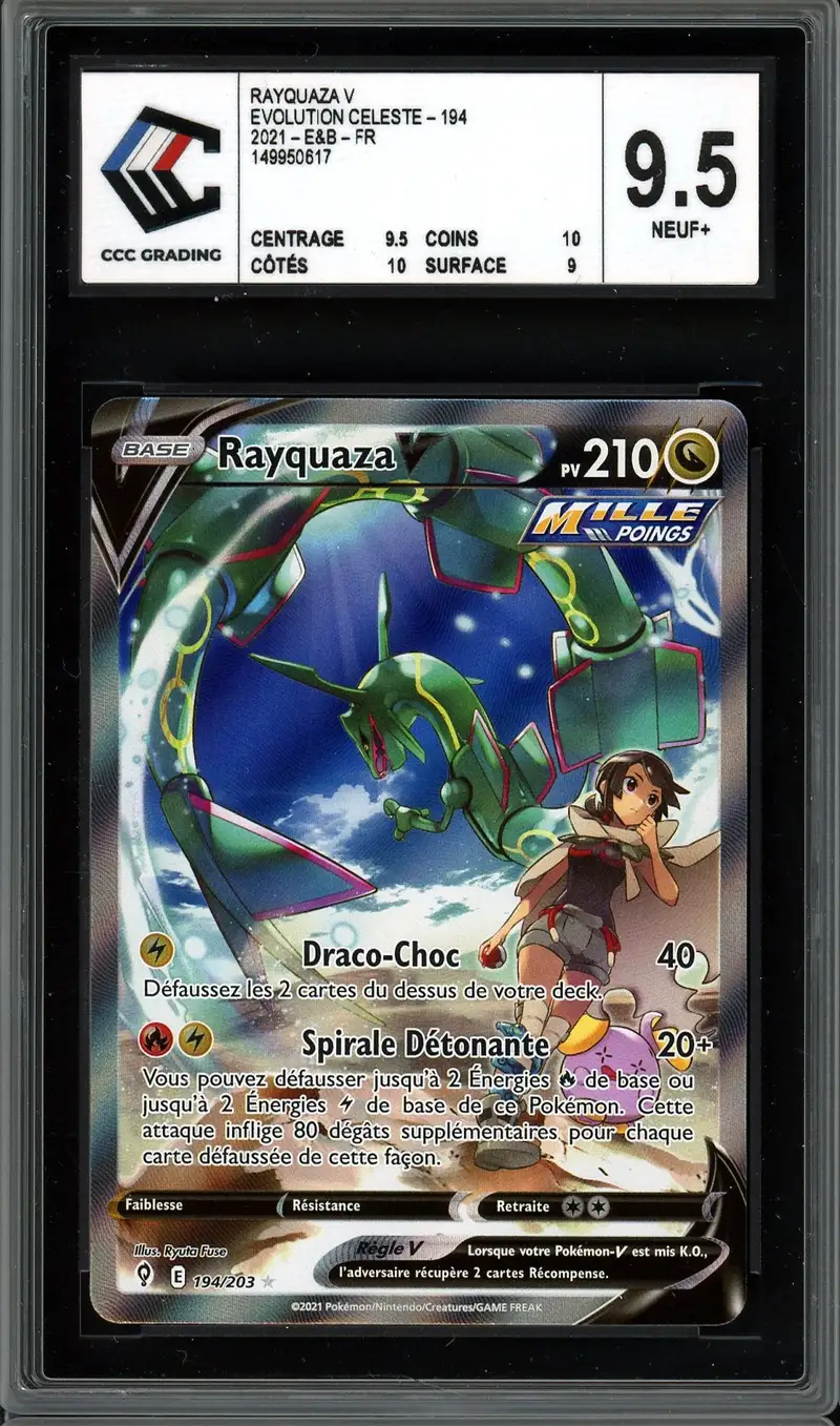 rayquaza v bccg 10 graded card slab EX 98 98 (Graded) Case Have you heard of BCCG