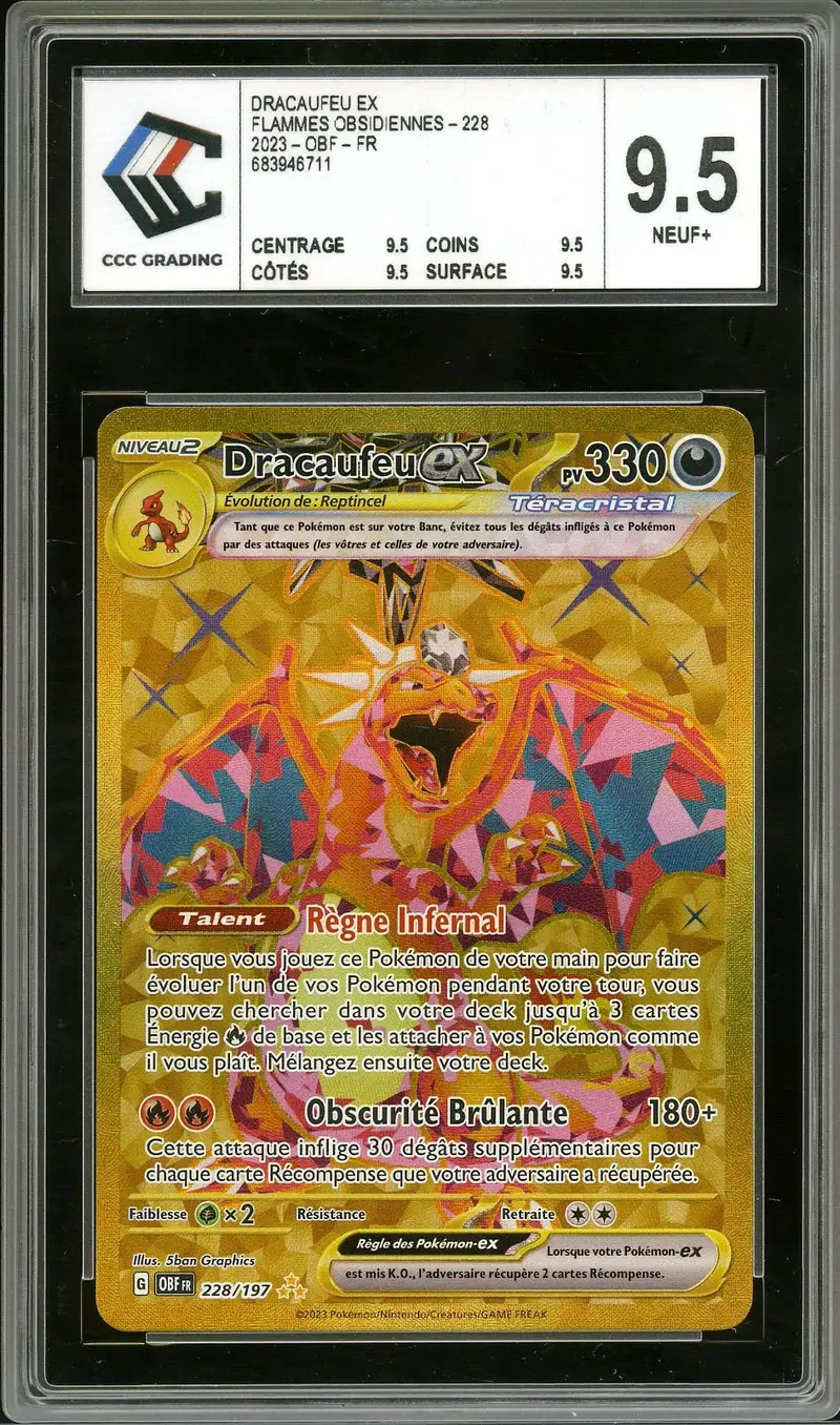 CCC 9.5 Dracaufeu Ex Gold