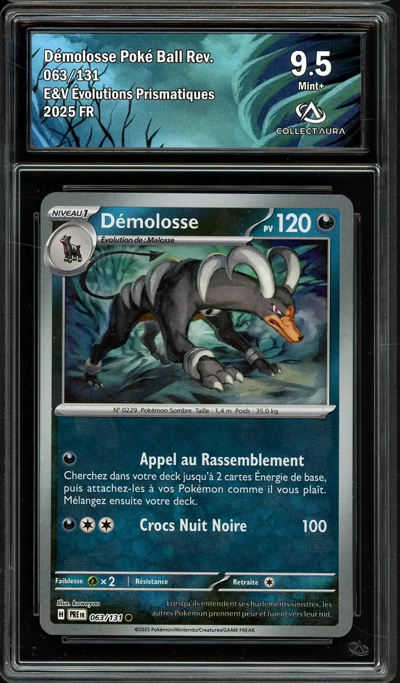 CA 9.5 Démolosse Reverse Poké Ball