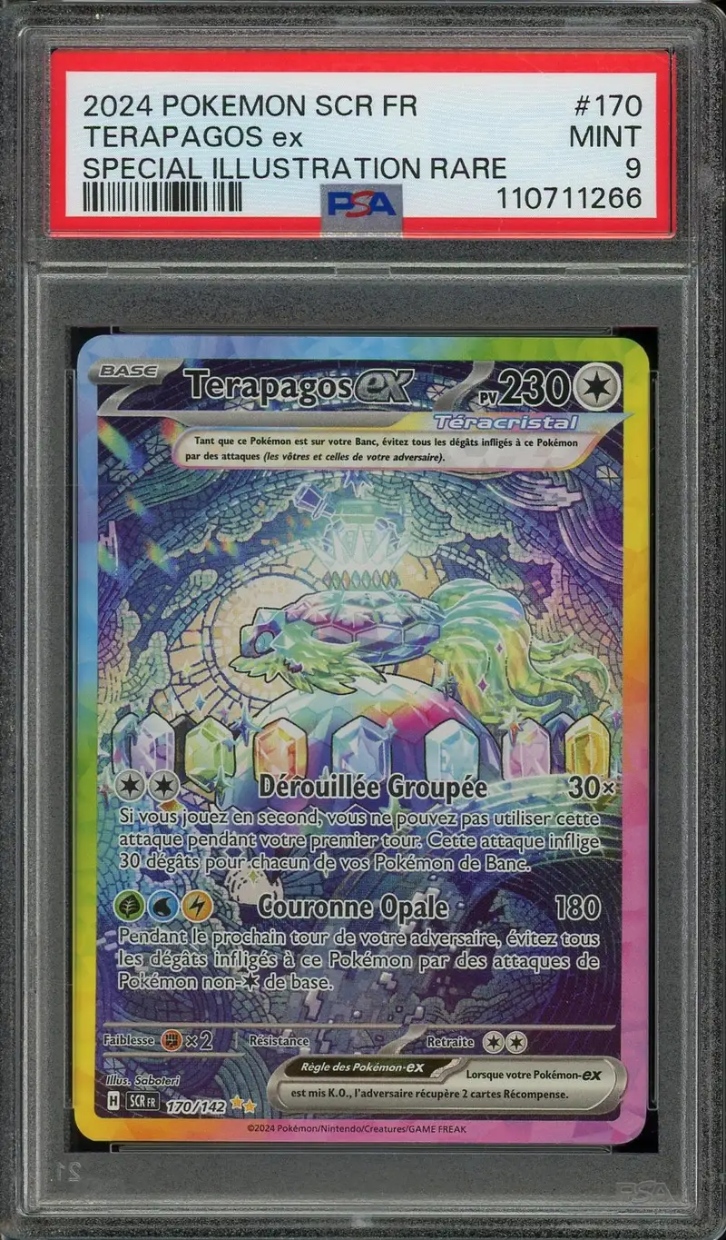 PSA 9 Terapagos Ex