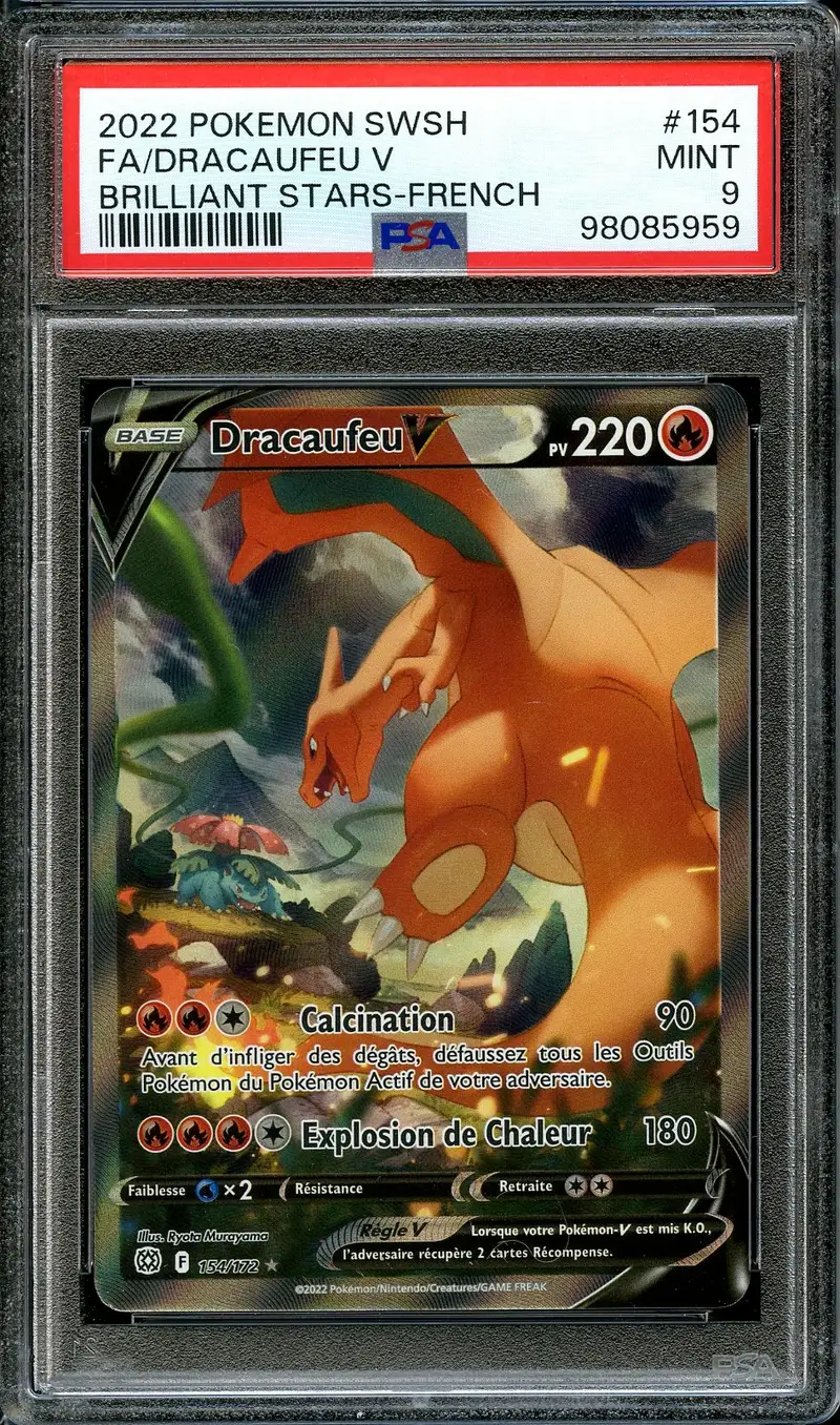 PSA 9 Dracaufeu V