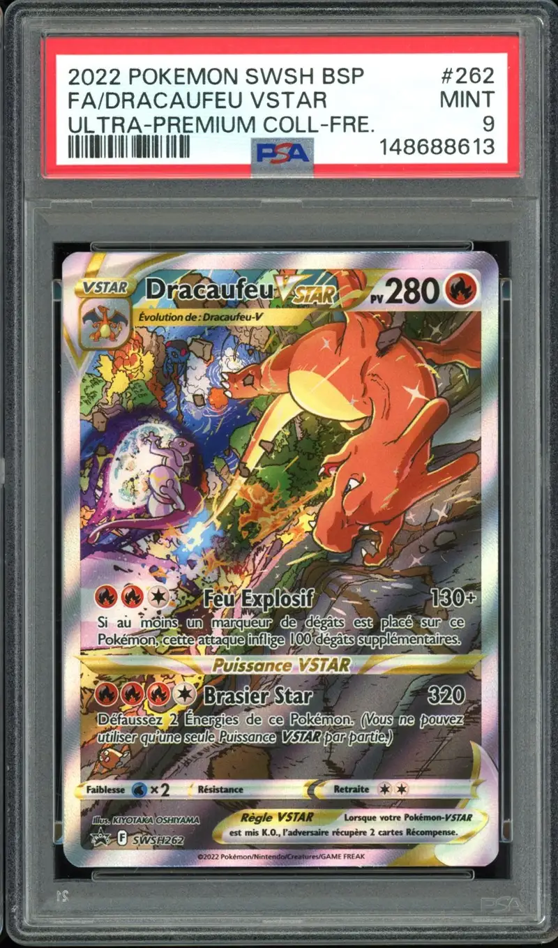 PSA 9 Dracaufeu VStar