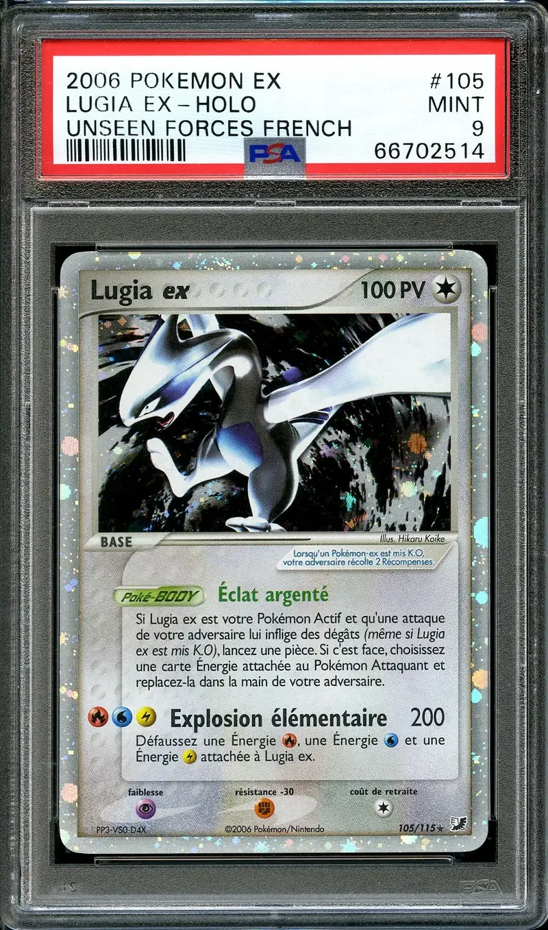 PSA 9 Lugia Ex