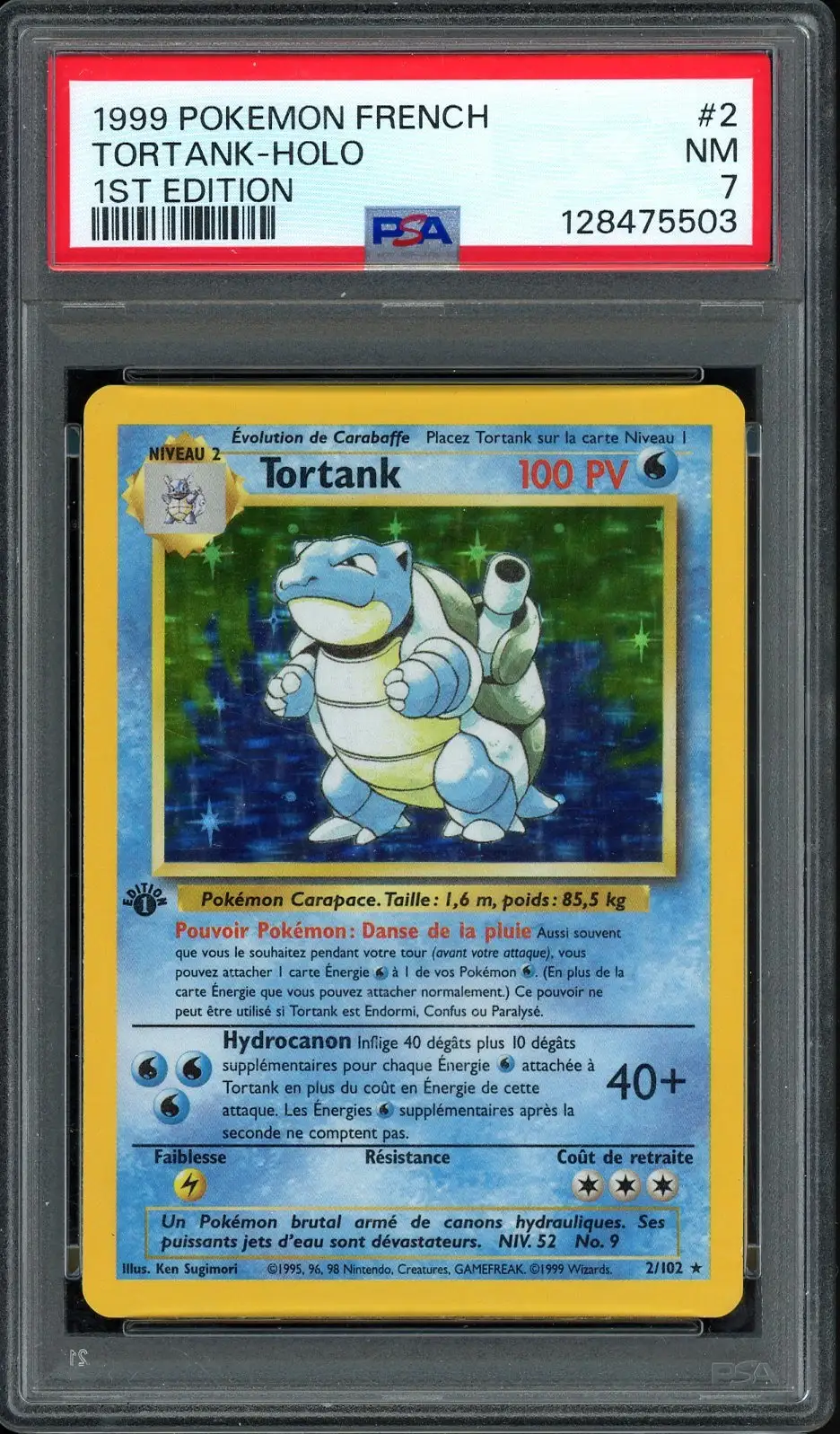 PSA 7 Tortank Holo
