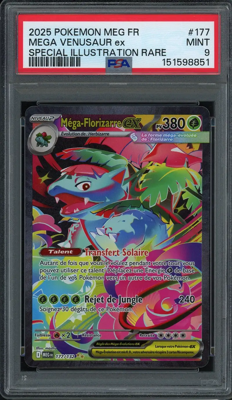 PSA 9 Méga-Florizarre Ex