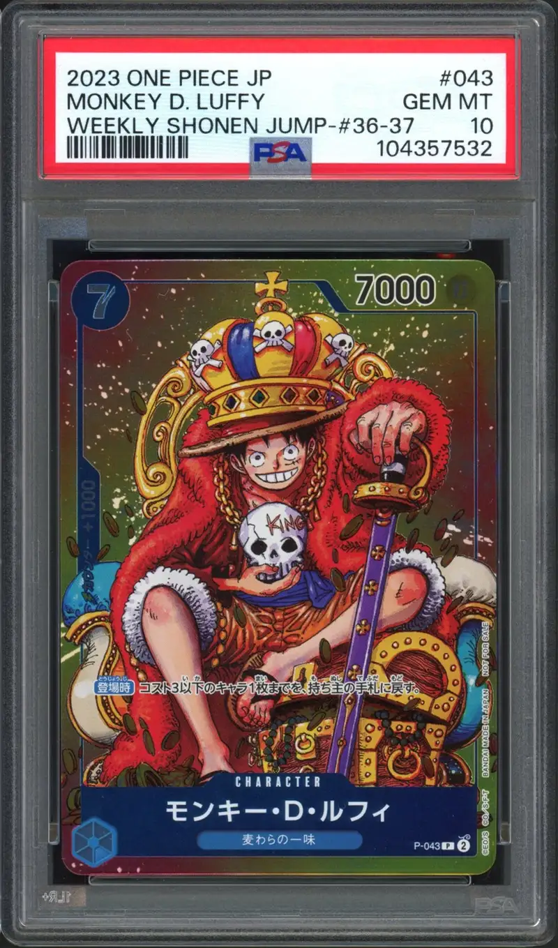 PSA 10 Monkey D. Luffy