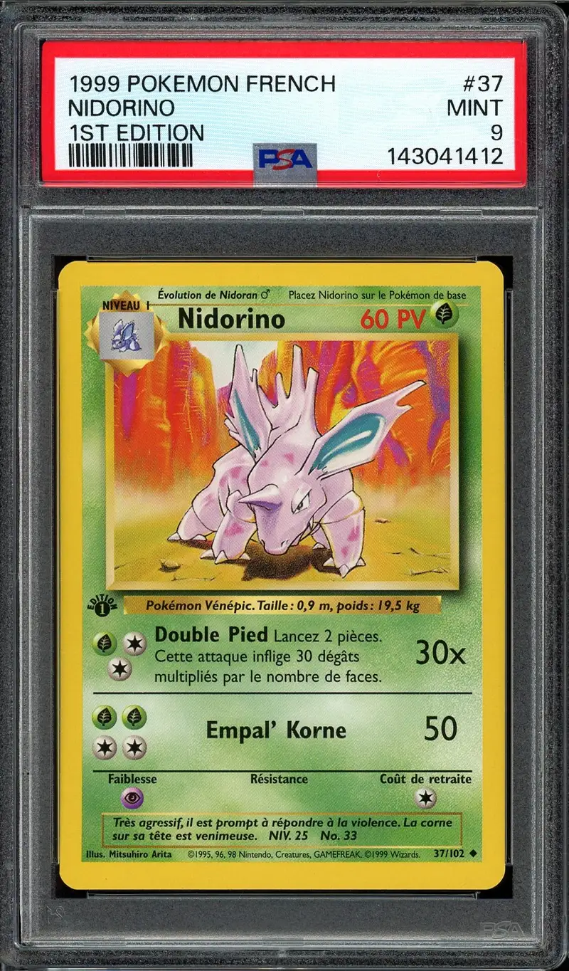 PSA 9 Nidorino