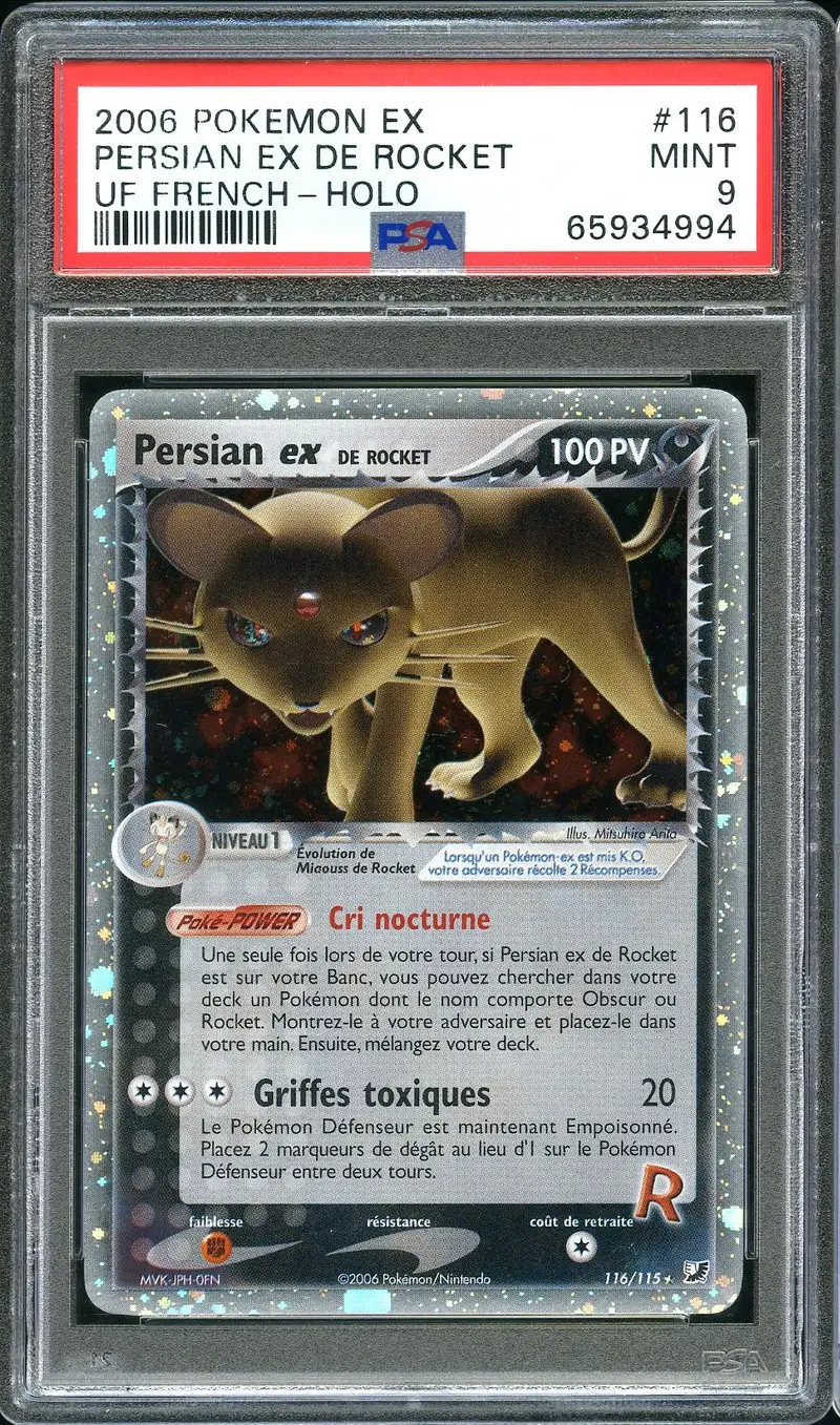 PSA 9 Persian Ex de Rocket