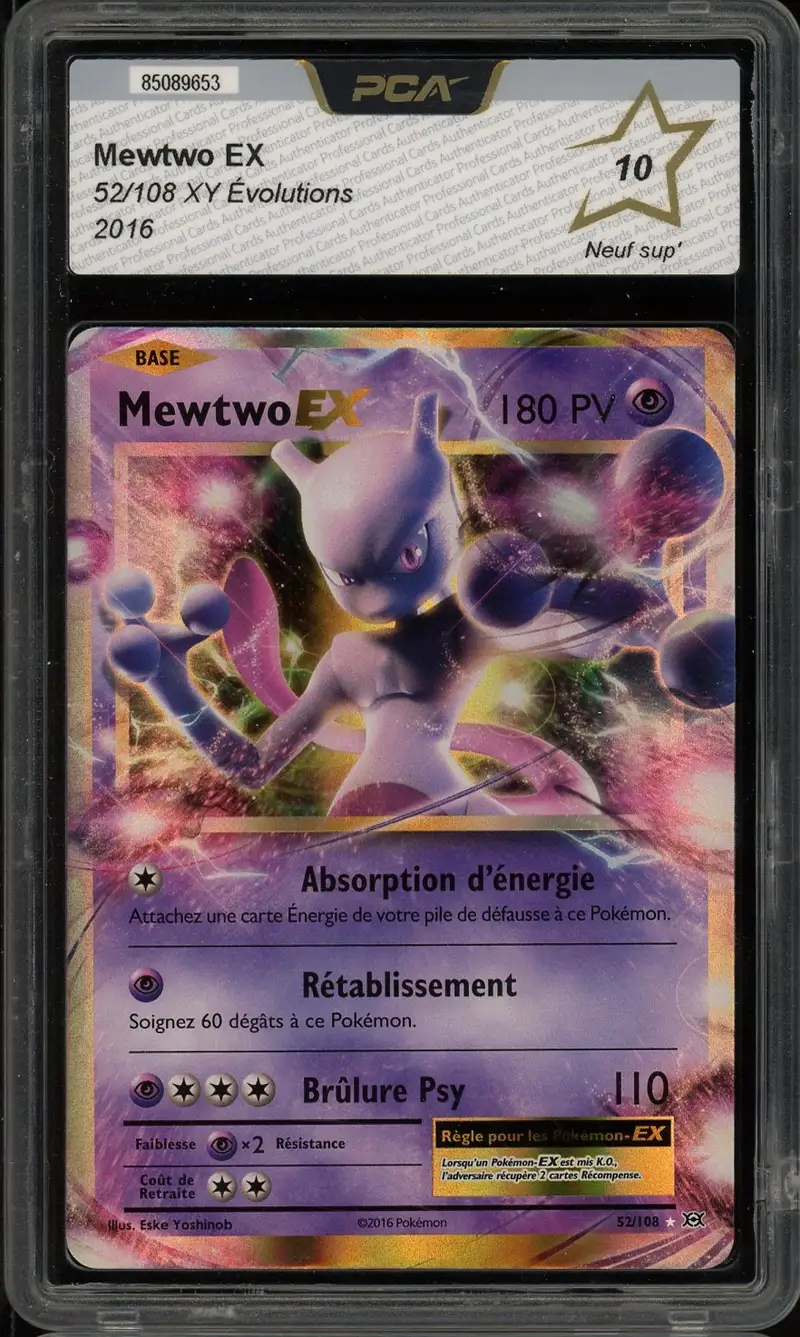 PCA 10 Mewtwo Ex
