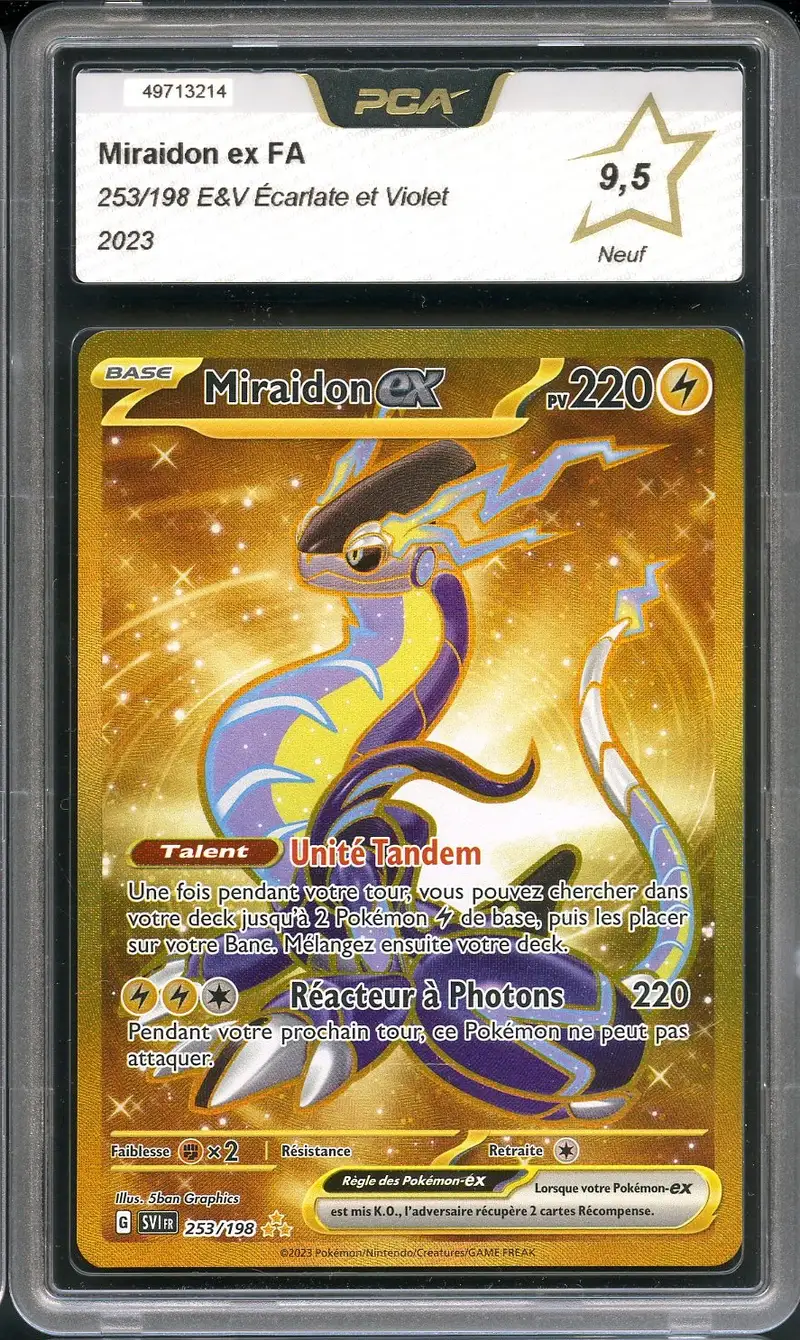 PCA 9.5 Miraidon Ex Gold