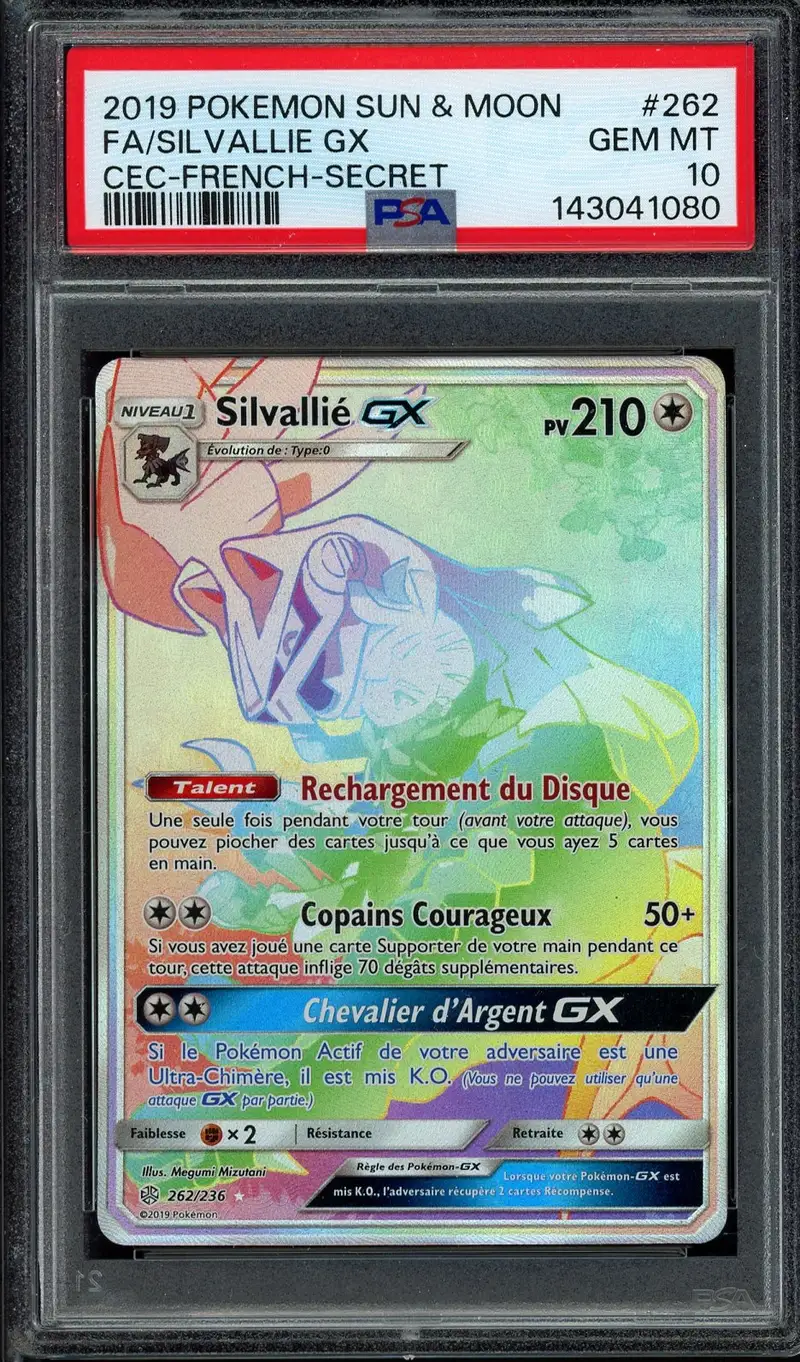 PSA 10 Silvallié Gx Rainbow