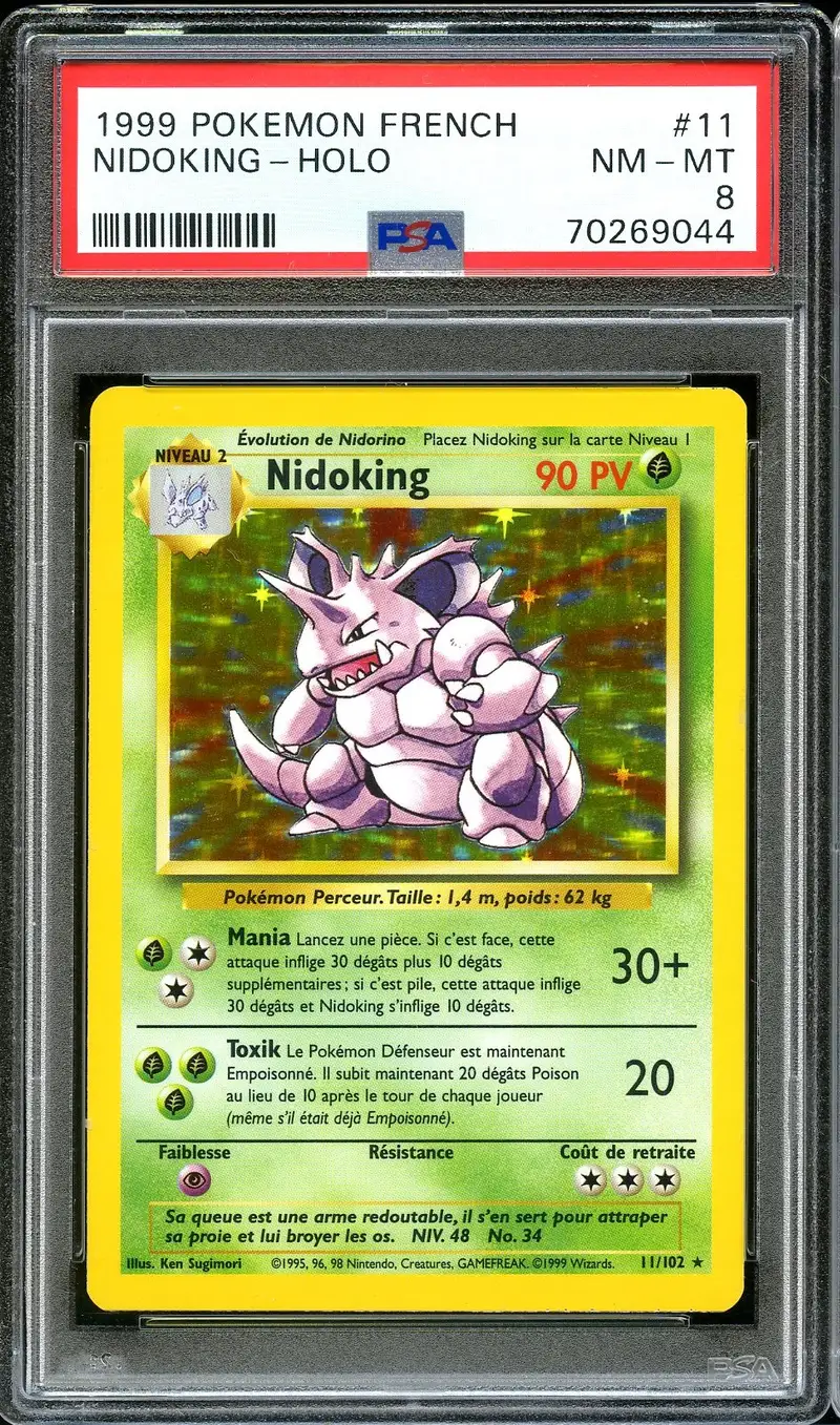 PSA 8 Nidoking Holo