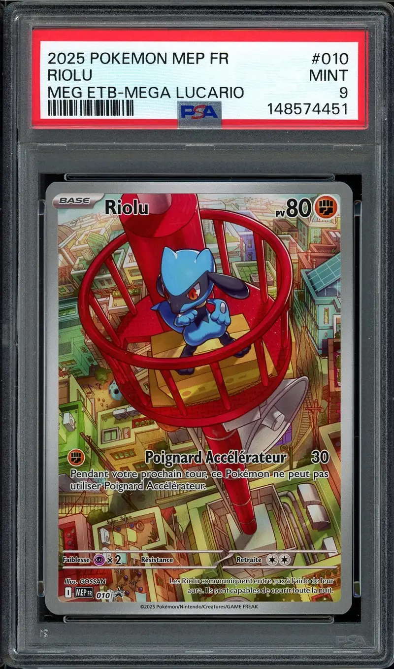 PSA 9 Riolu