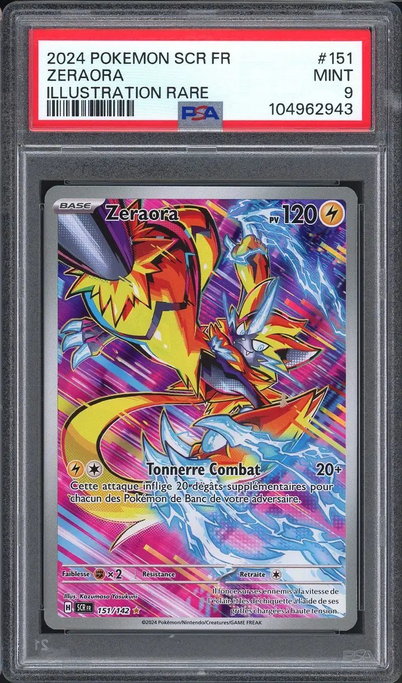 PSA 9 Zeraora