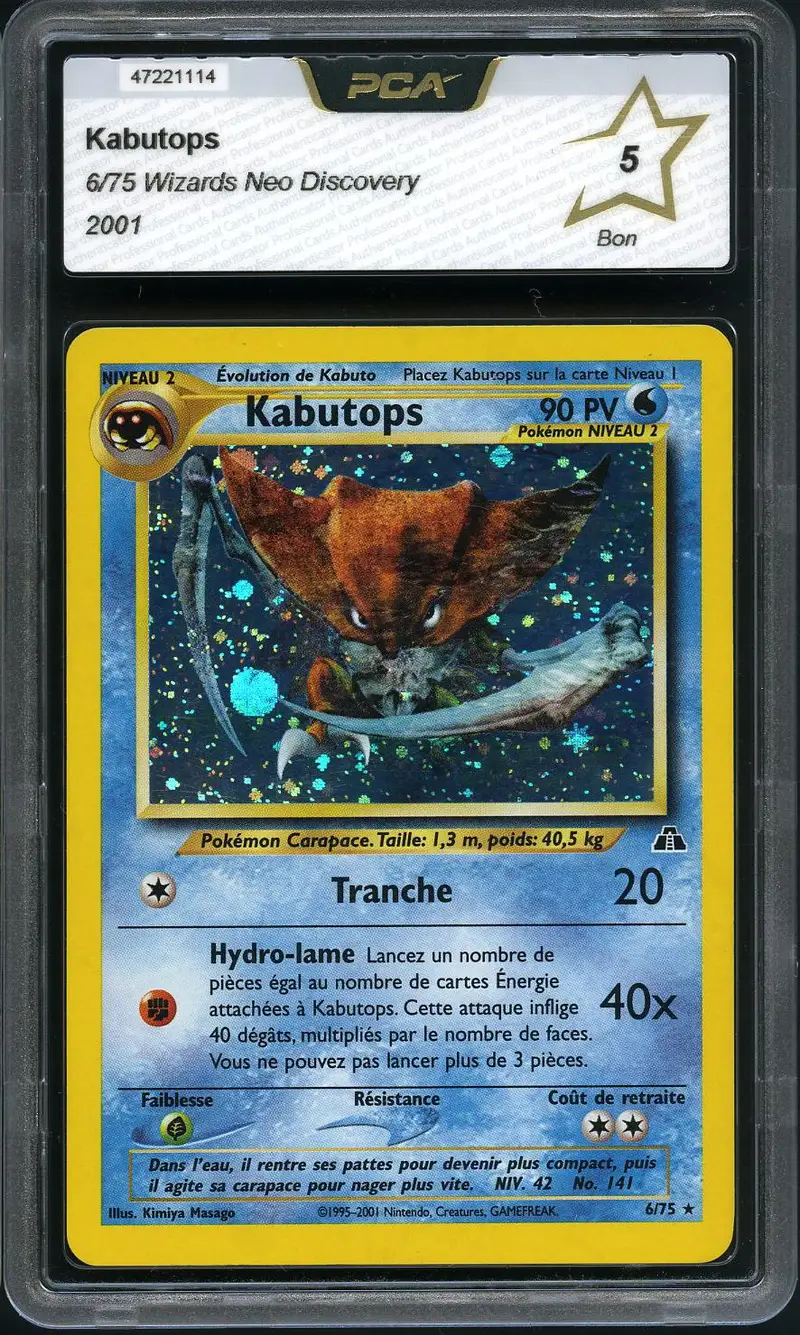 PCA 5 Kabutops Holo