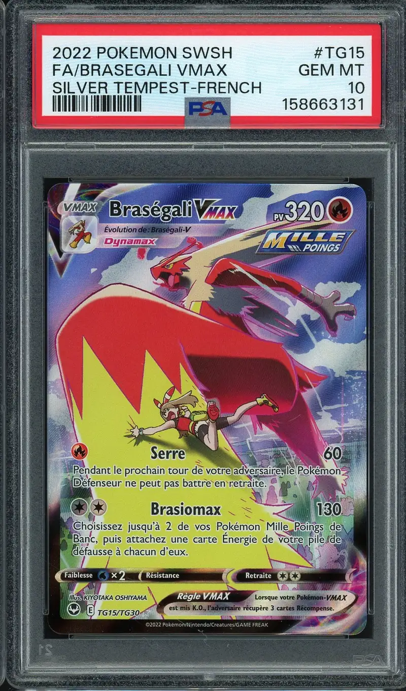 PSA 10 Braségali VMax