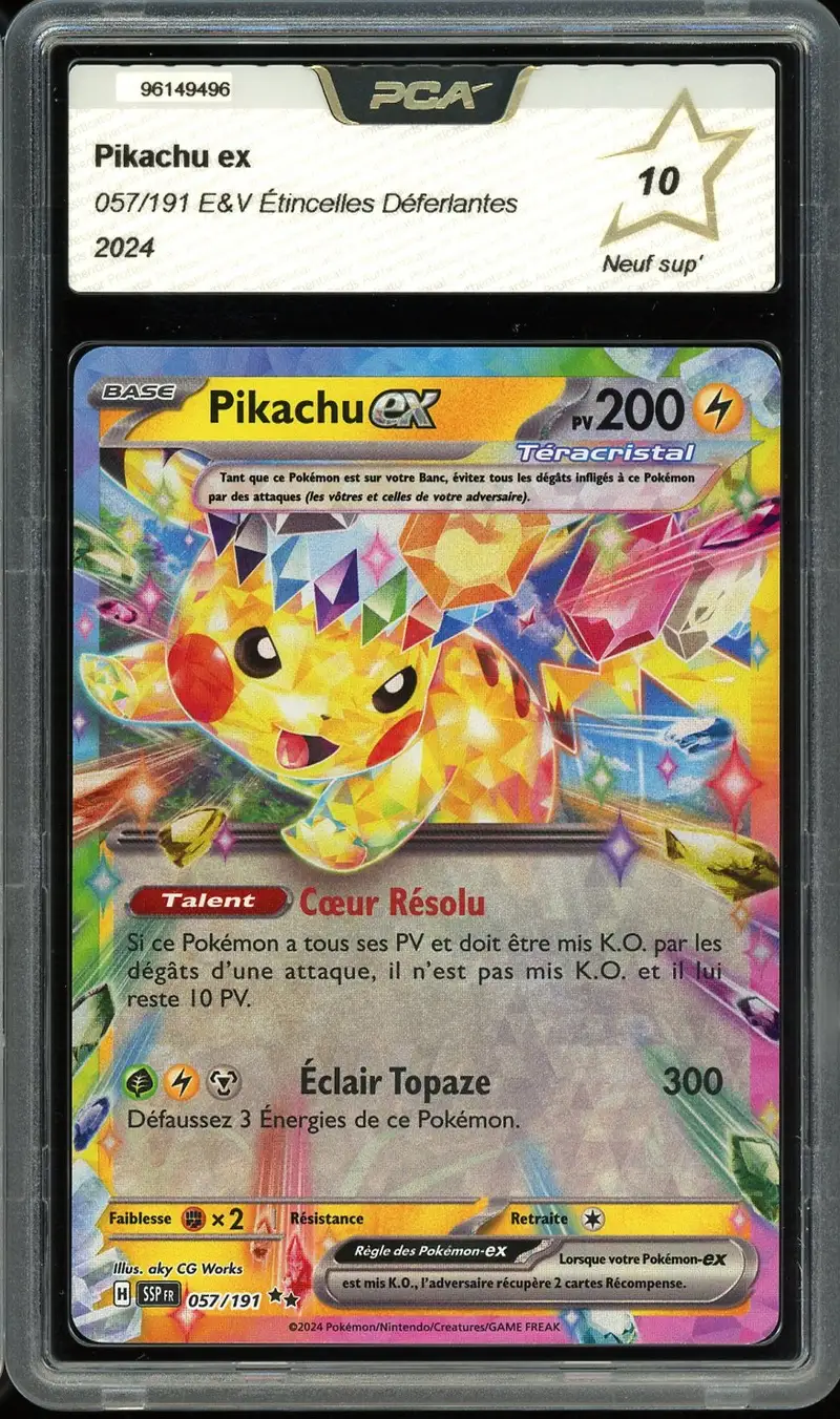 PCA 10 Pikachu Ex