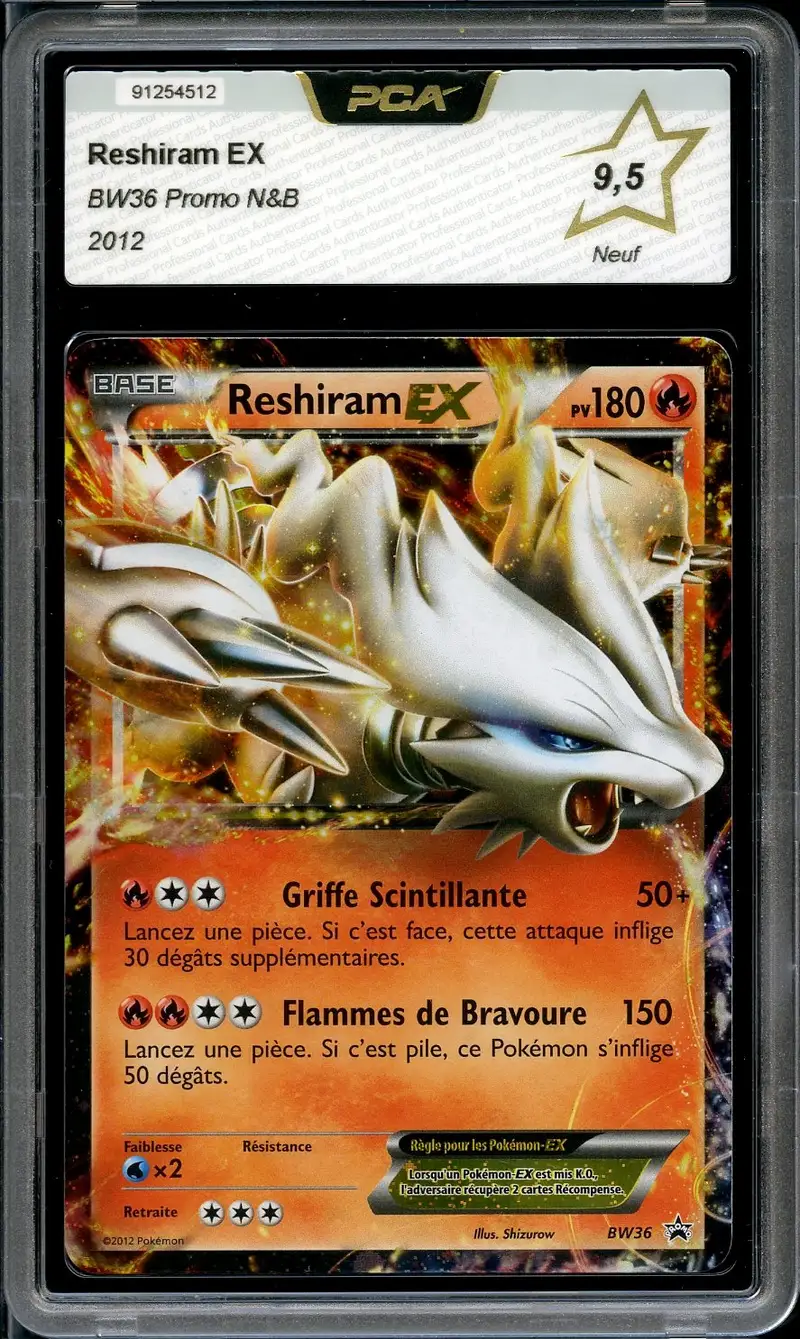 PCA 9.5 Reshiram Ex