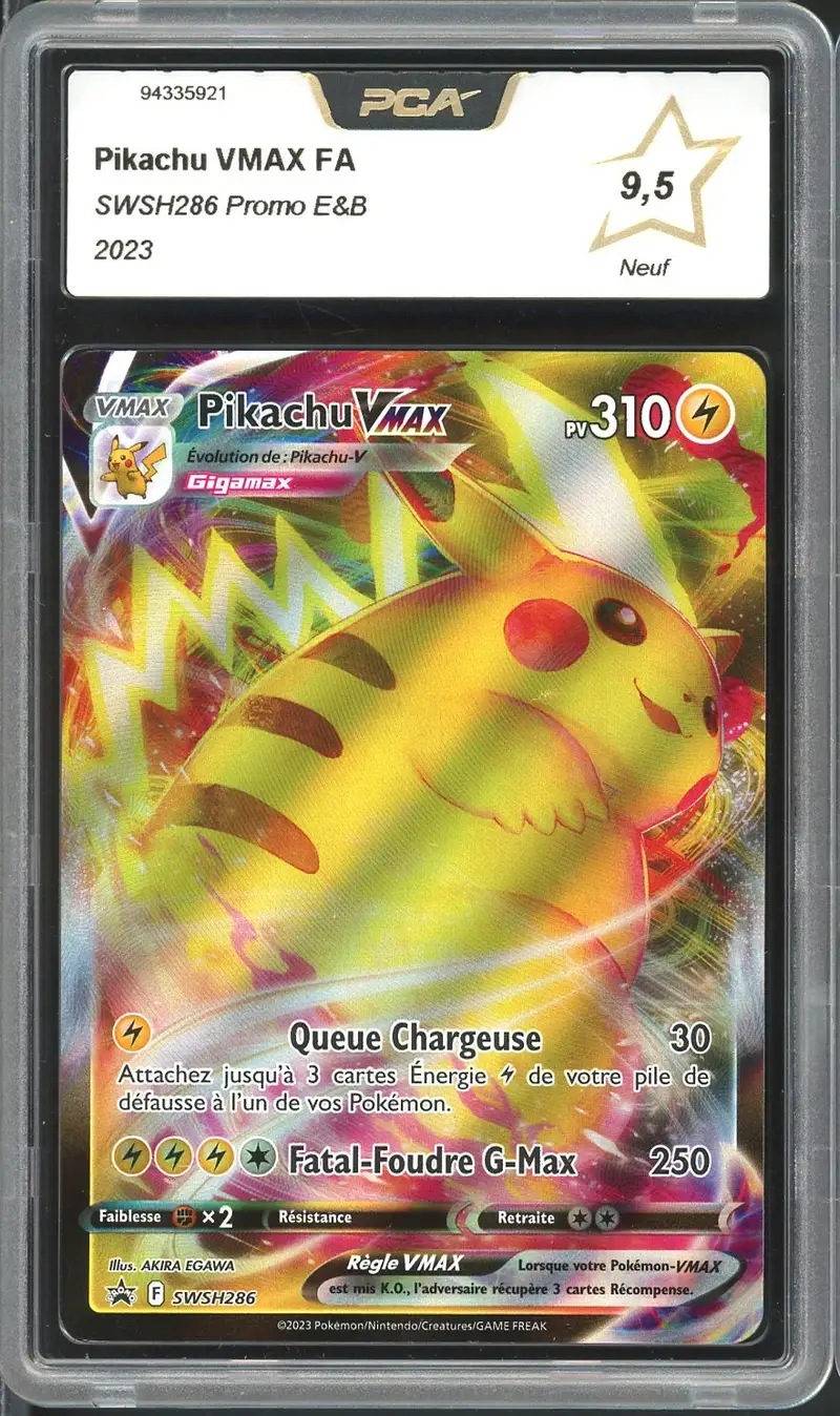 PCA 9.5 Pikachu VMax