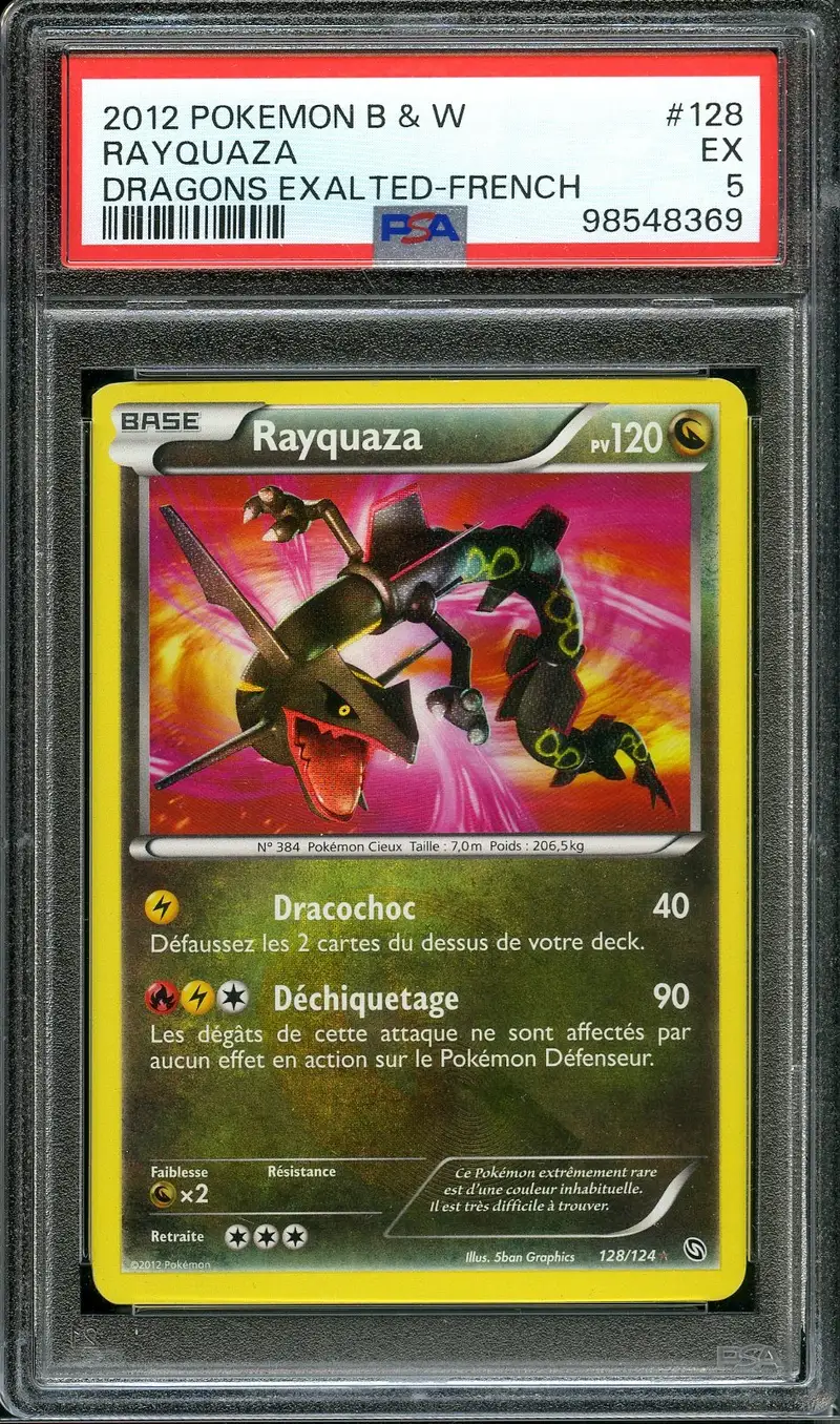 PSA 5 Rayquaza Holo