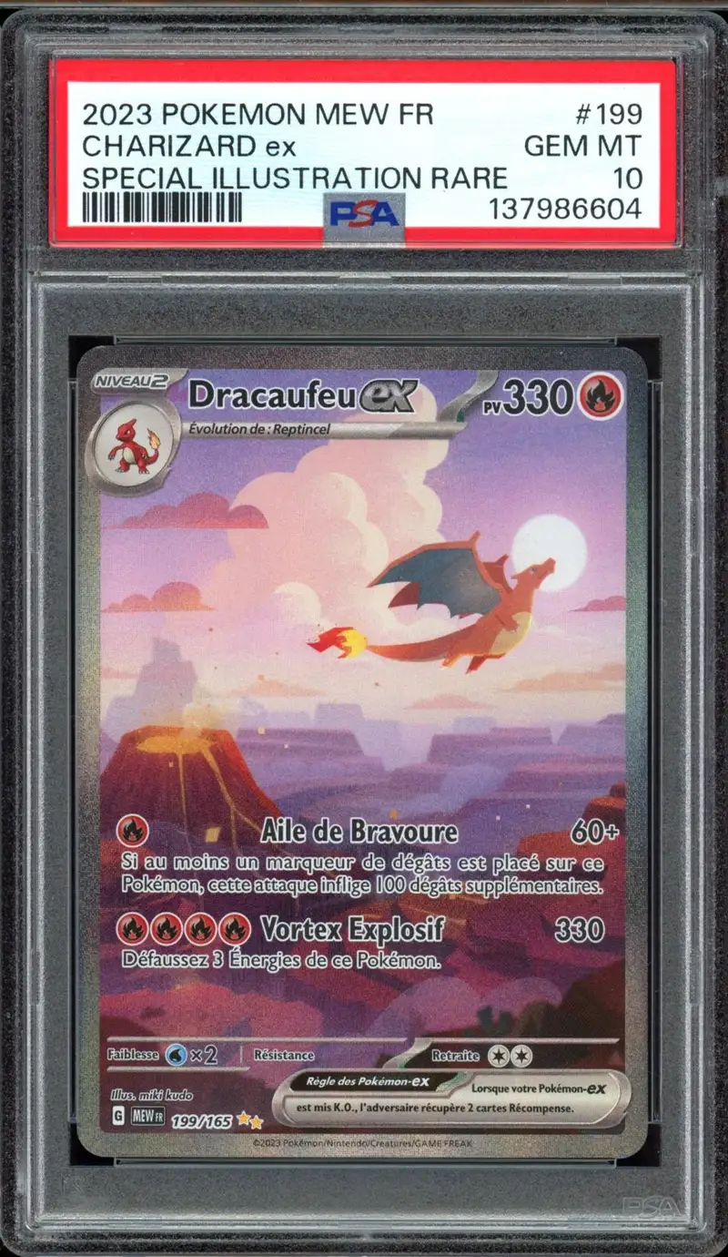 PSA 10 Dracaufeu Ex