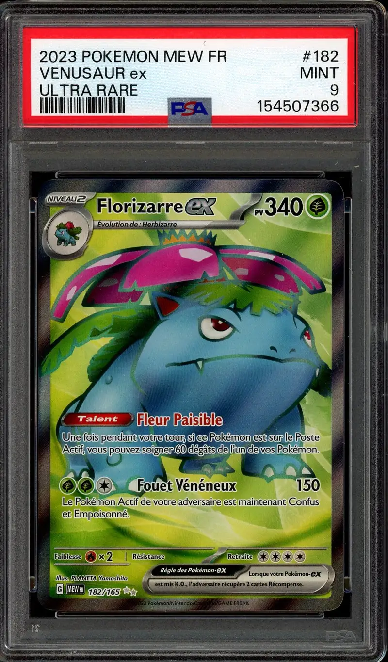 PSA 9 Florizarre Ex