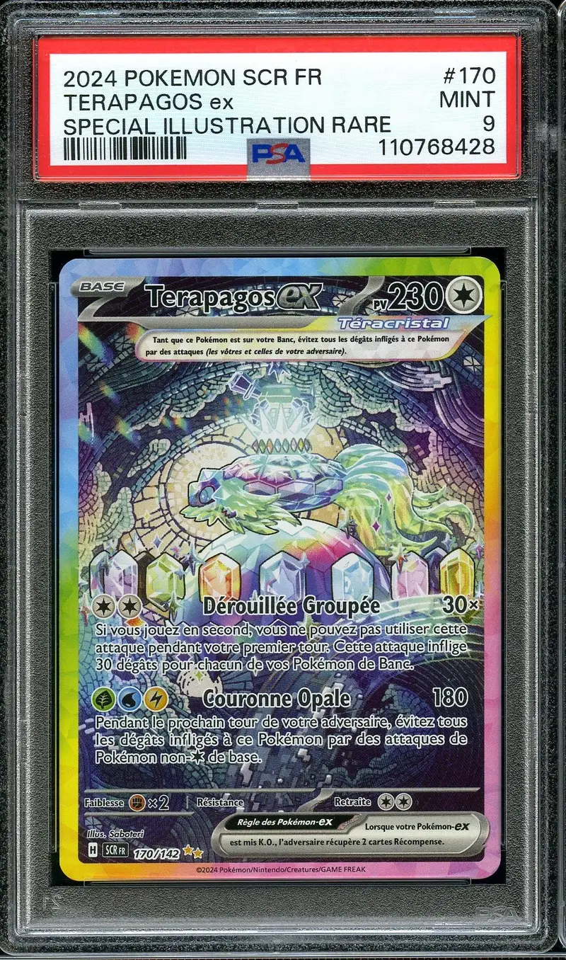 PSA 9 Terapagos Ex