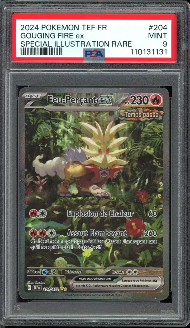 PSA 9 Feu-Perçant Ex