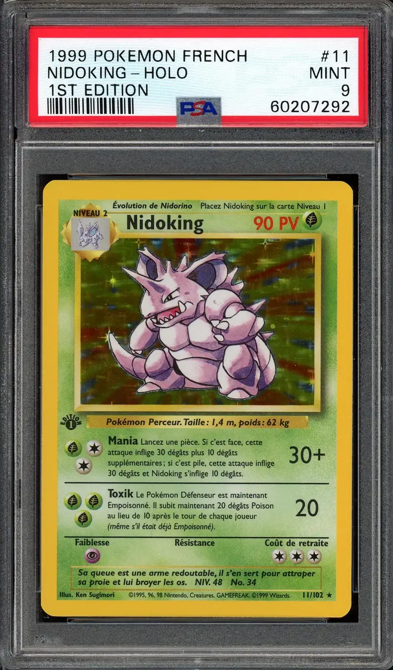 PSA 9 Nidoking Holo
